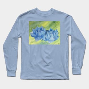 Blue Lotus Long Sleeve T-Shirt